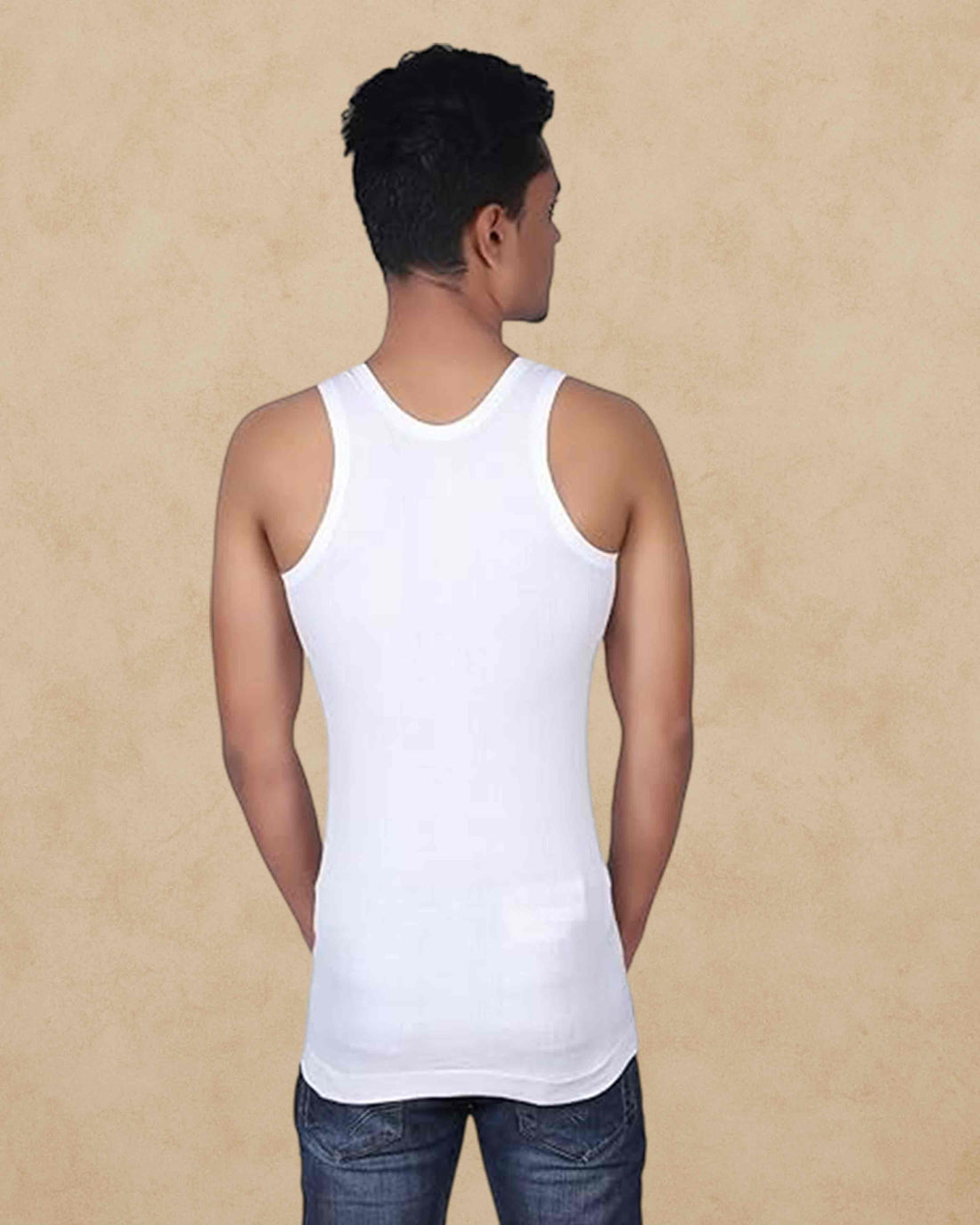 VIKING  Men's Cotton Rib Vests - Combo of 5 (Spring ROLL)