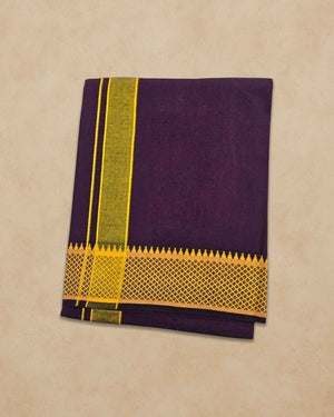 Cotton Color Dhotis For Men | Devotional Or Temple Wear Dhoti | Mundu For Men | Padayappa Border Dhoti For Puja, Festivals, Religious And Casual Home Wear