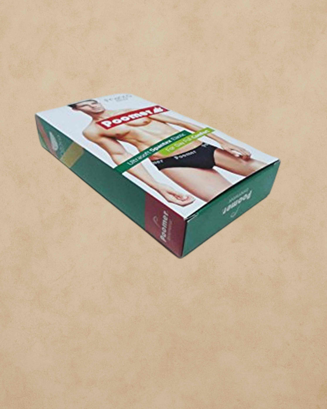 Poomer Men's Cotton Franco Brief OE Assorted colour (3s Pack )