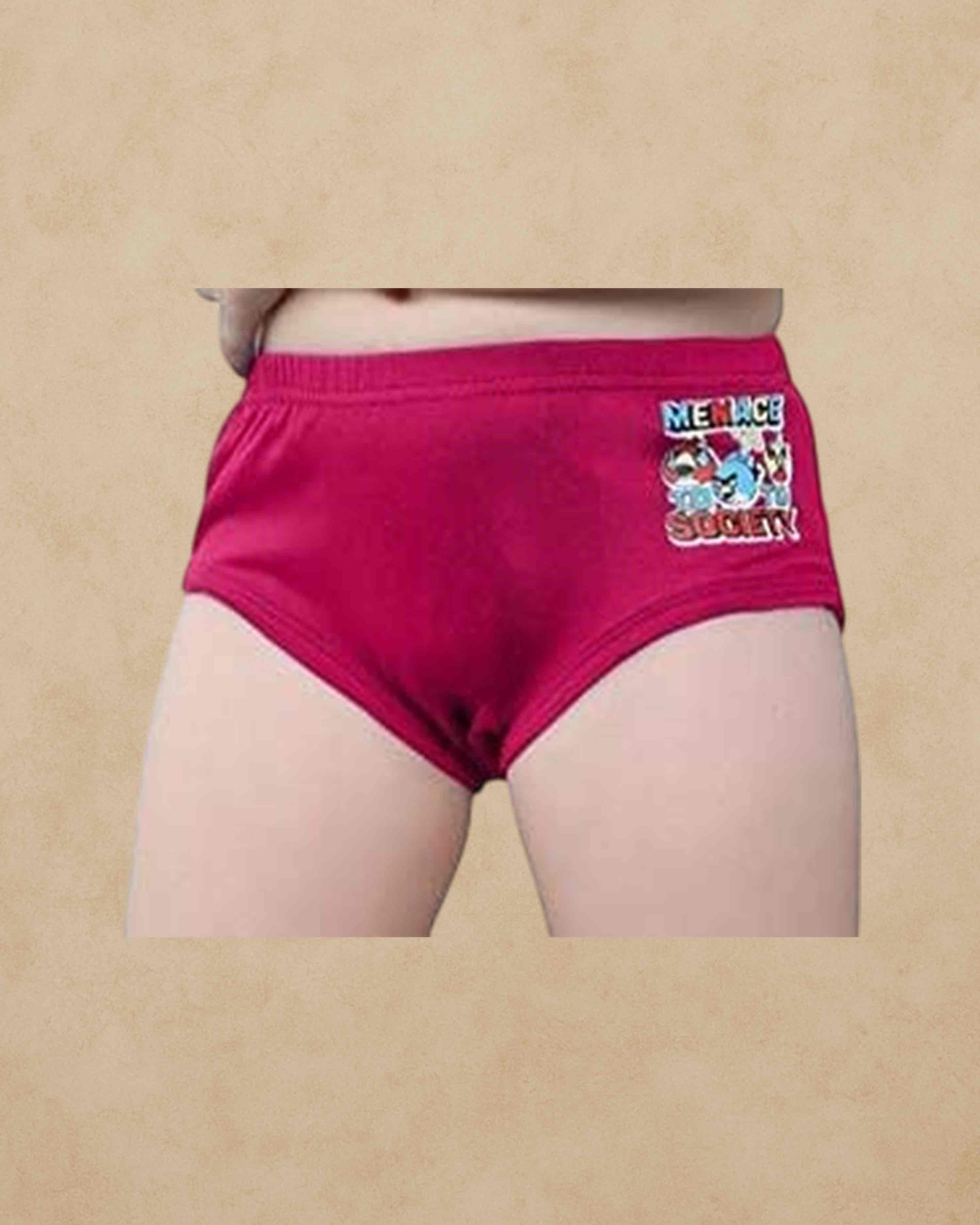 Girls Inner Elastic IE Brief Jetty (Pack of 6) Colour May Vary