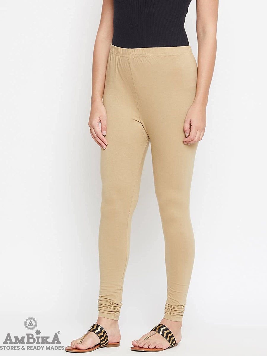 Cotton Leggings for Woman Combo Free Size - Pack of 2