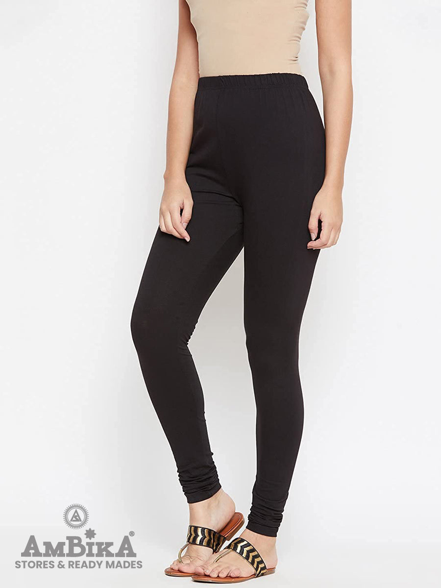 Cotton Leggings for Woman Combo Free Size - Pack of 2