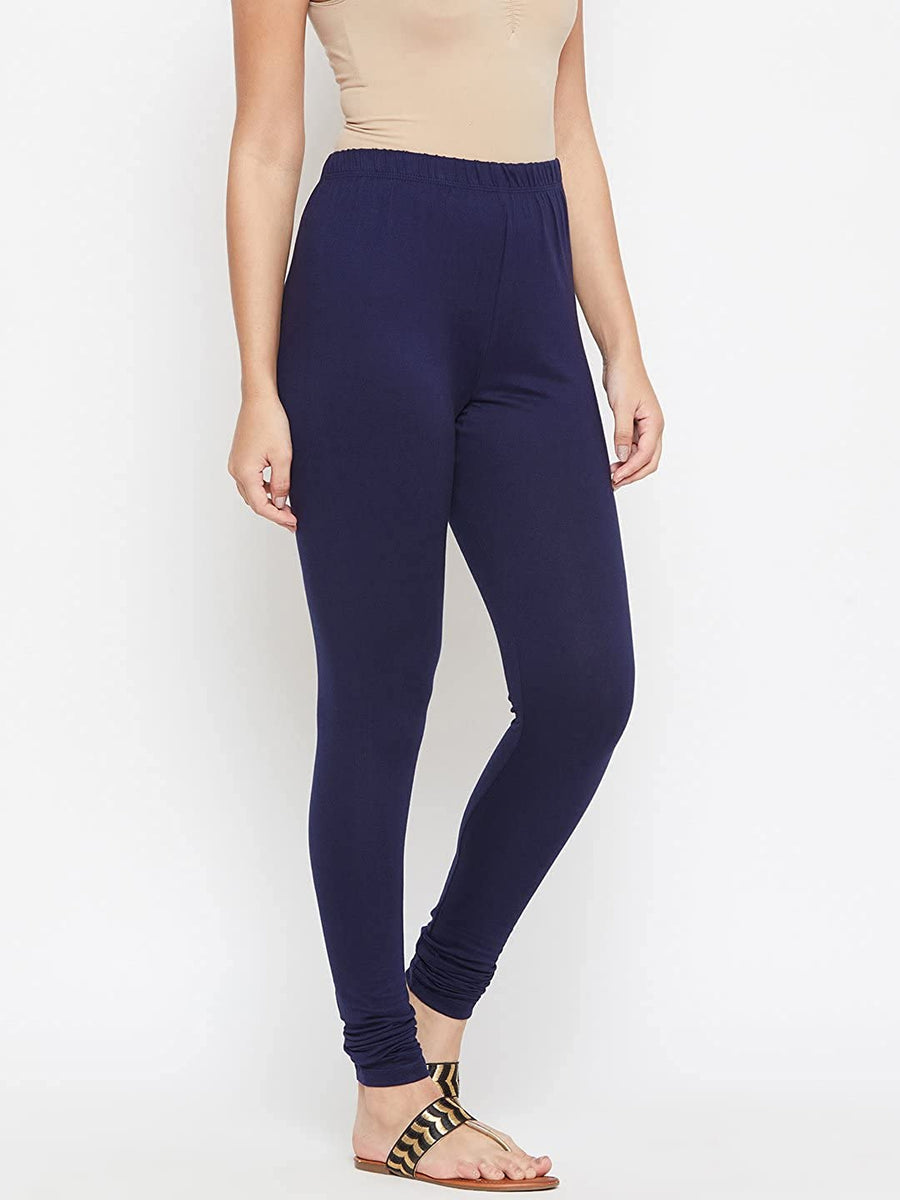 Cotton Leggings for Woman Combo Free Size - Pack of 2