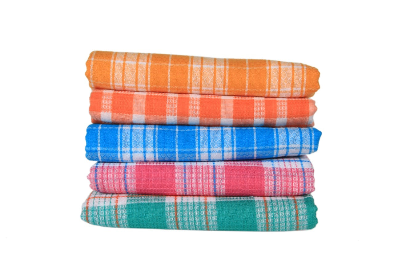 Cotton Bath Towel | Combo Pack of 5 | Large Size | Ultra Soft, Absorbent & Quick Dry Towel for Bath, Beach, Pool, Travel, Spa and Yoga